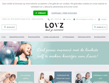 Tablet Screenshot of lovz.nl
